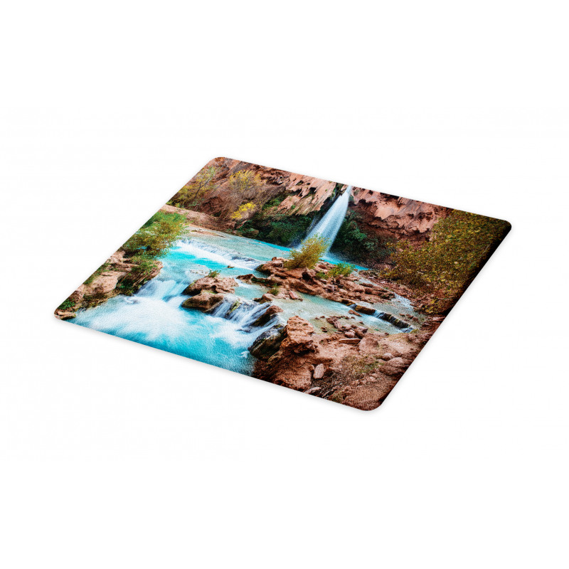 Natural Spring Falls Stream Cutting Board