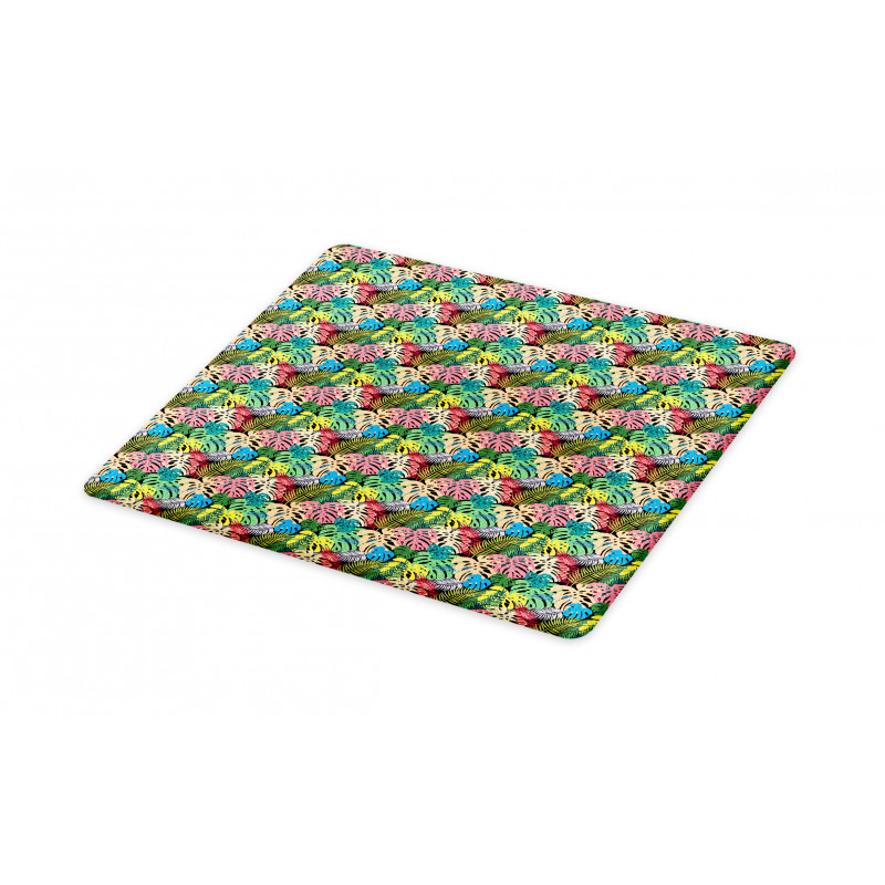 Rainbow Colored Hawaiian Cutting Board