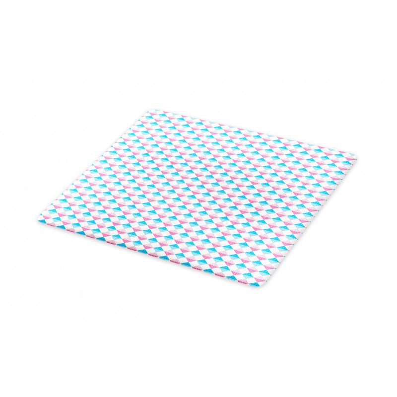 Diagonal Checkered Square Cutting Board