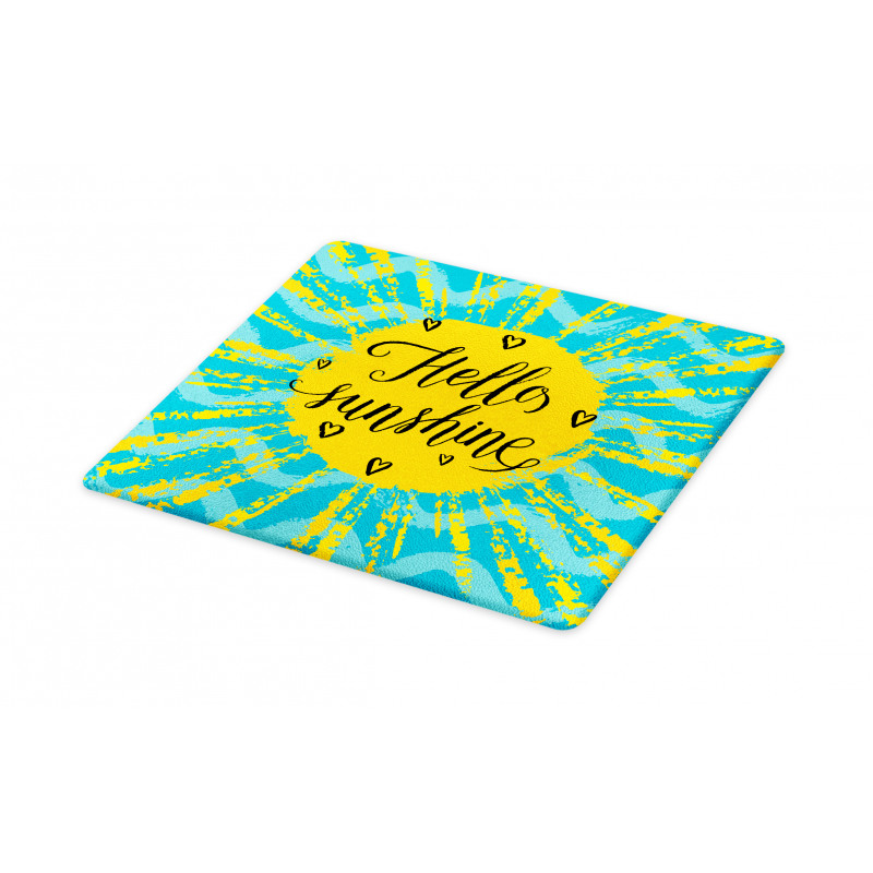 Sun Motif Stripes Cutting Board