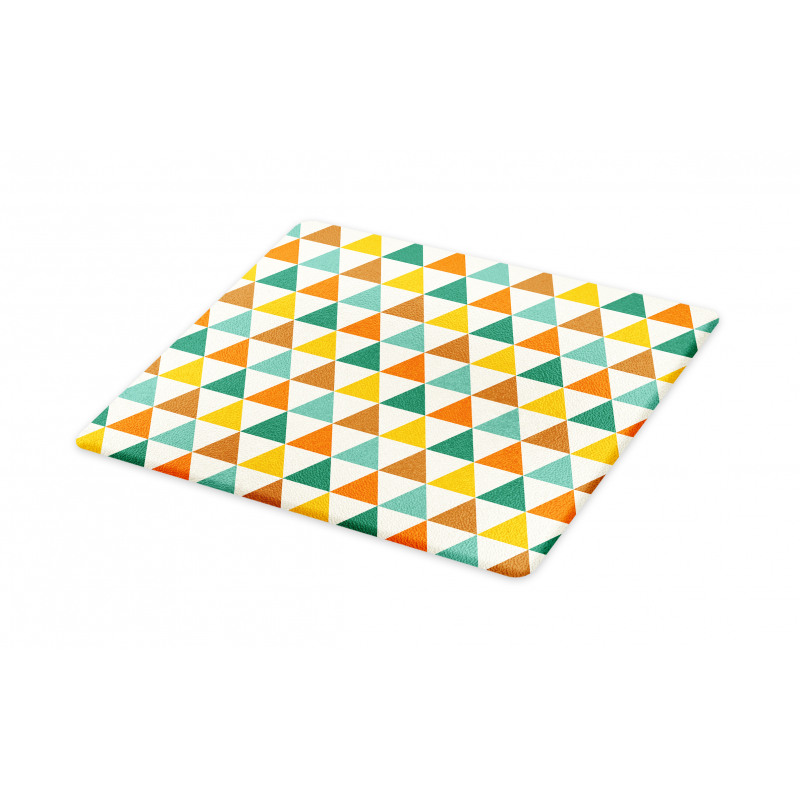 Repeating Retro Triangles Cutting Board