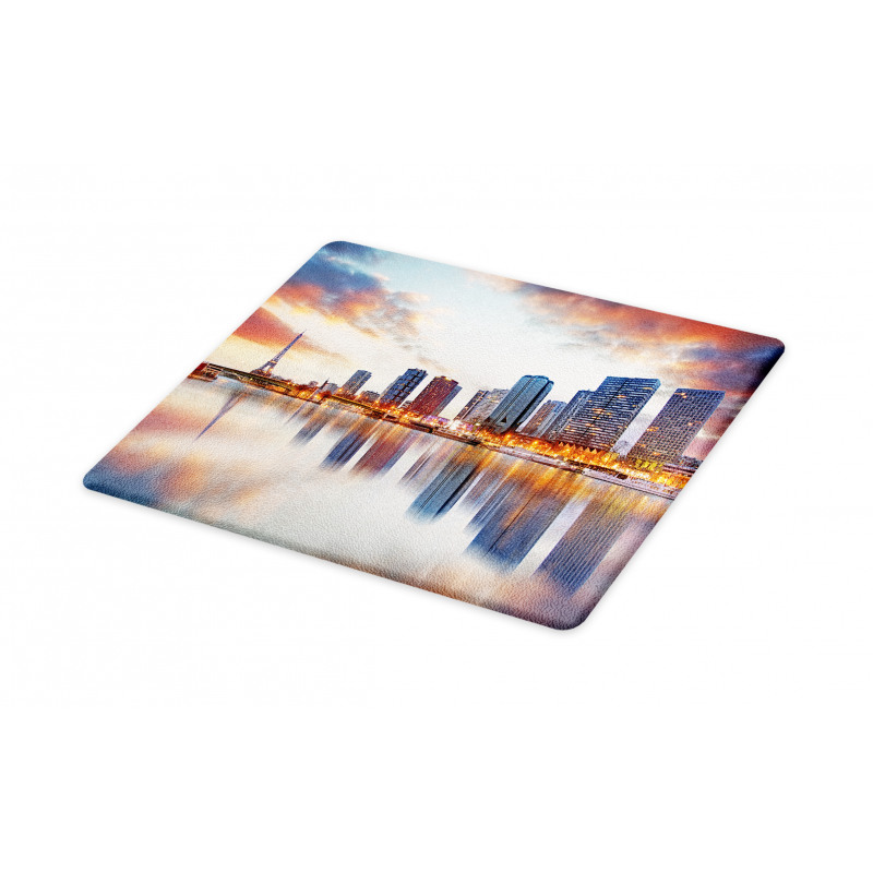 Buildings Dawn Reflection Cutting Board