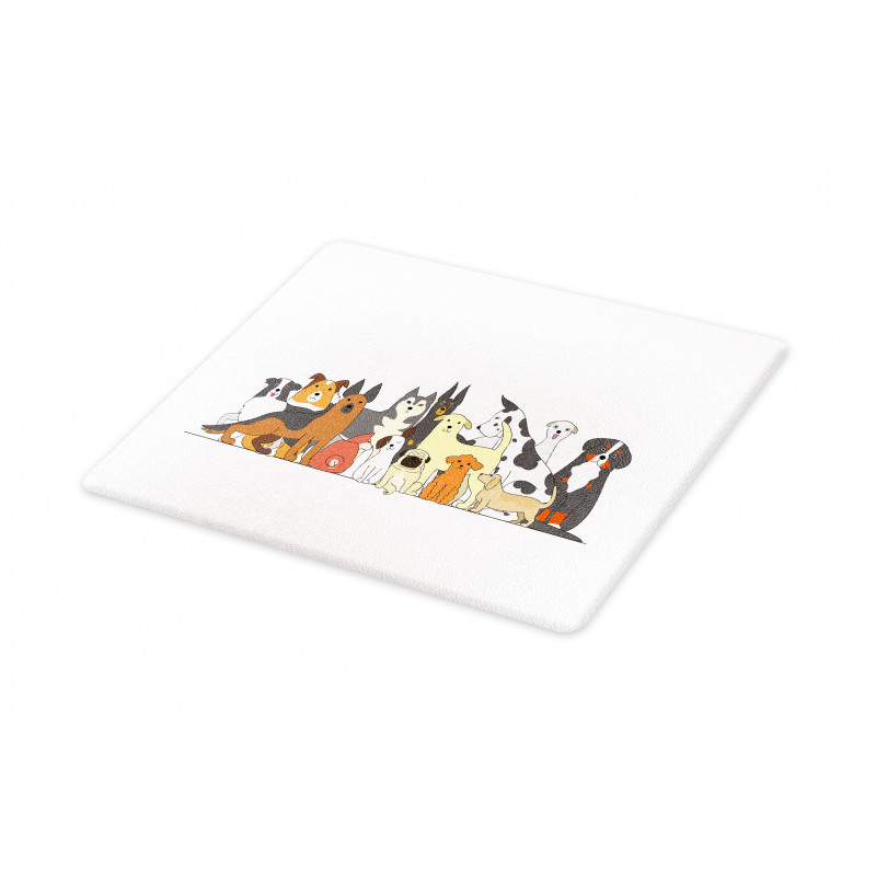 Husky and Jack Russel Terrier Cutting Board