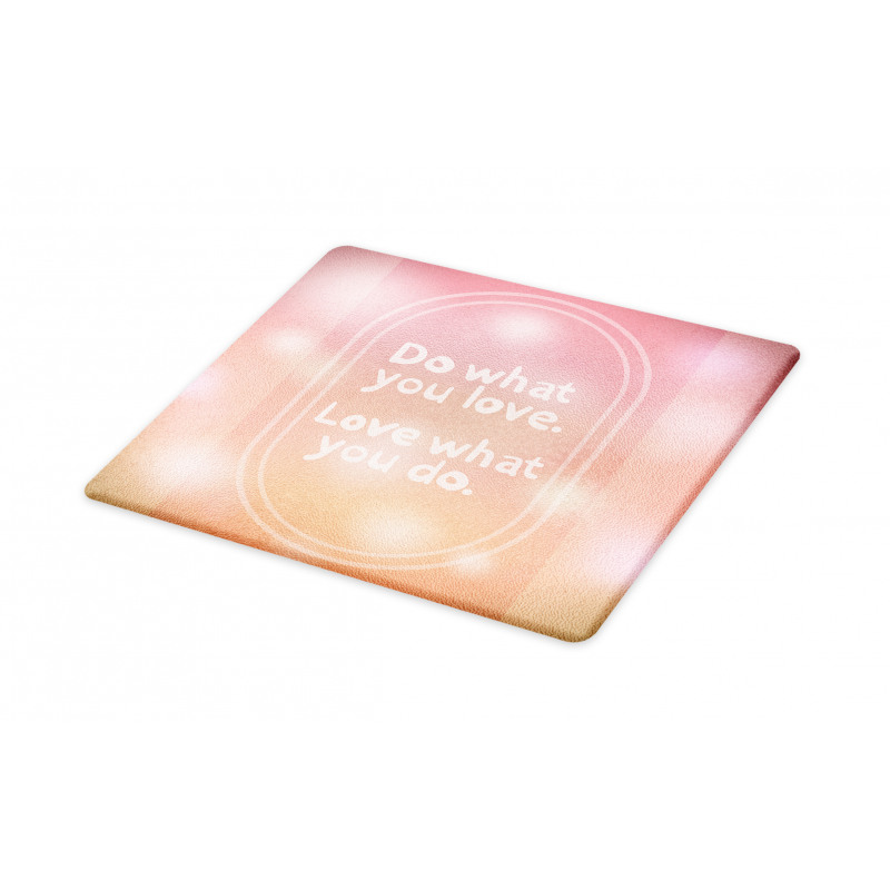 Pastel Colored Bokeh Effect Cutting Board