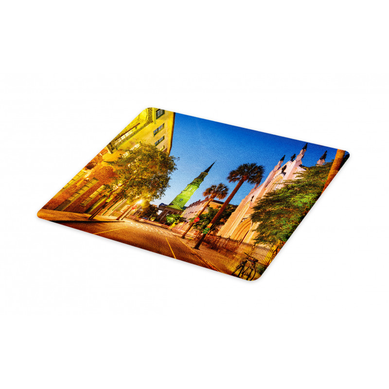 Street at Sunset Scene Cutting Board