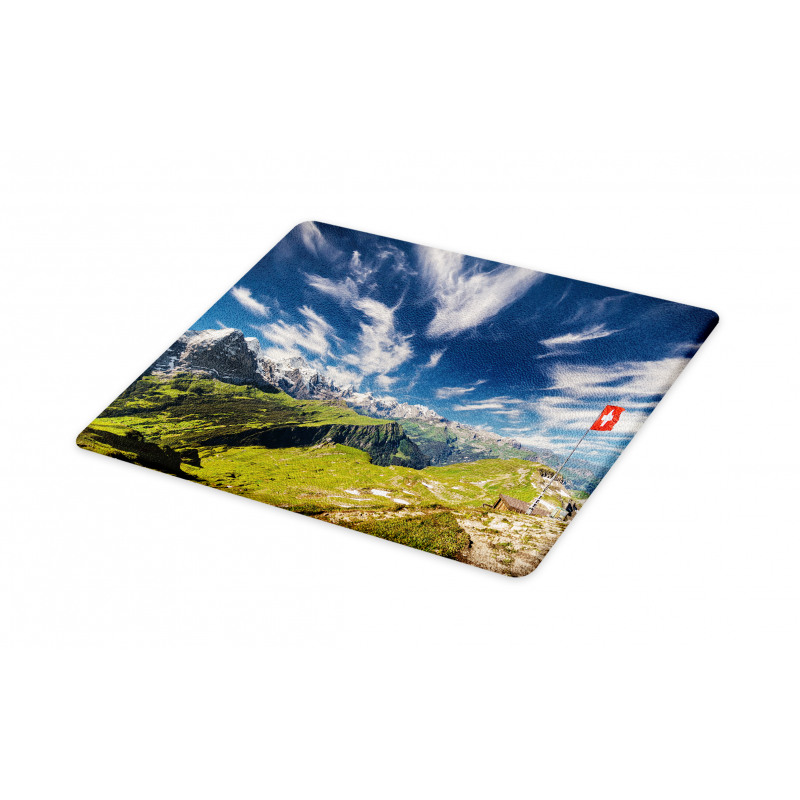 View of the Swiss Alps Cutting Board