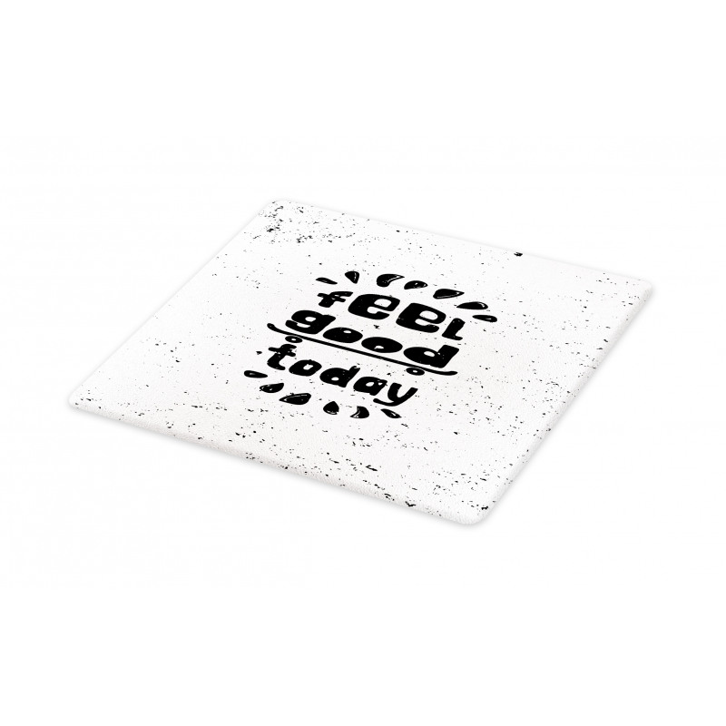 Grunge Words Skateboard Cutting Board