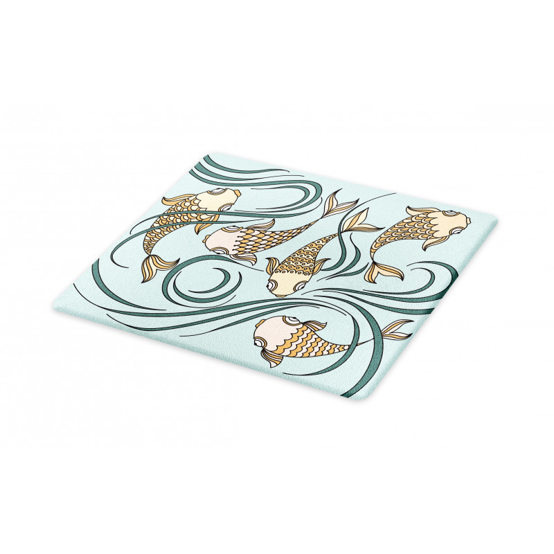 Floating Fish in the Sea Cutting Board