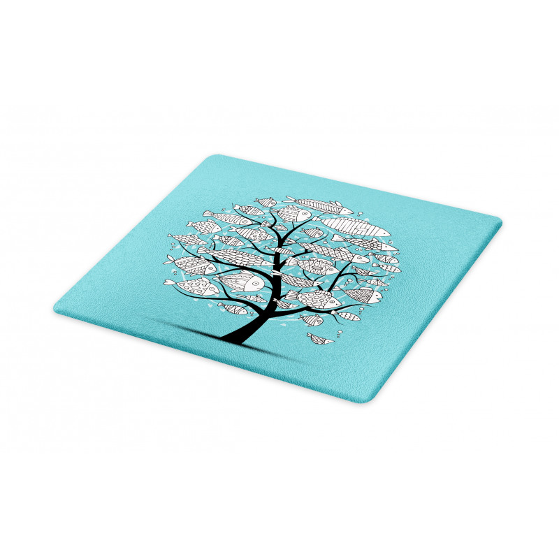 Fish Tree Concept Artwork Cutting Board