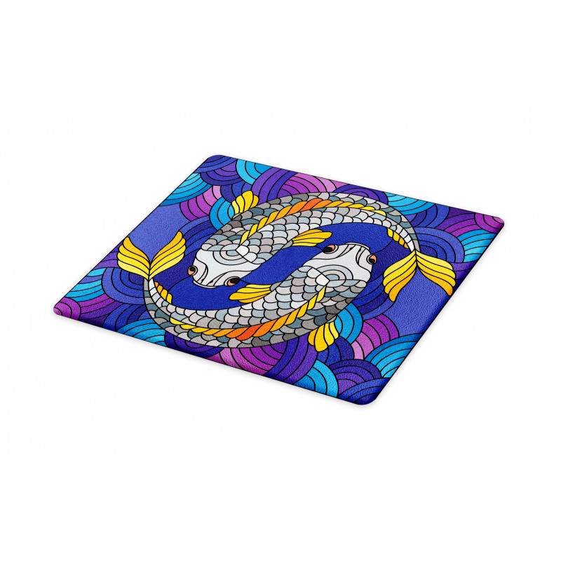 Stained Glass Style Fish Cutting Board