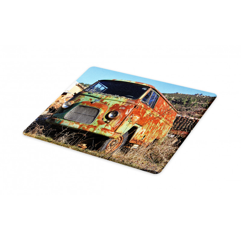 Damaged Old Green Van Cutting Board