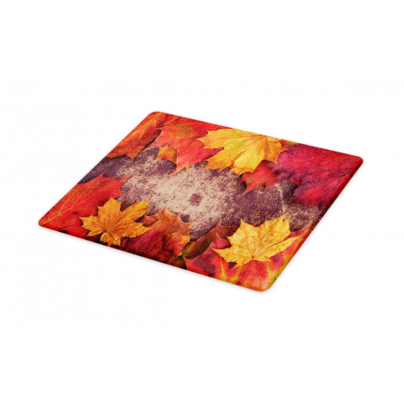 Bunch of Autumn Leaves Wood Cutting Board