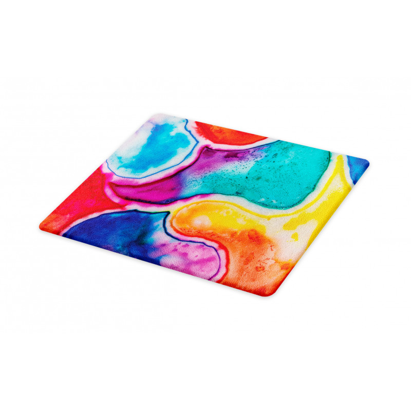 Different Watercolor Pools Cutting Board