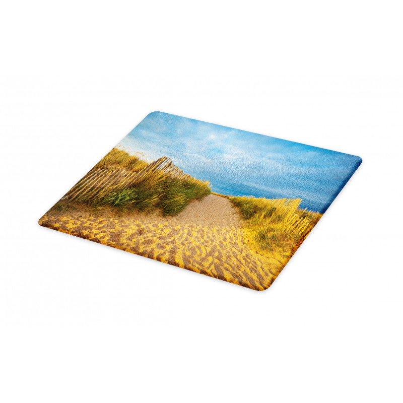 Sandy Beach Bushes Cutting Board