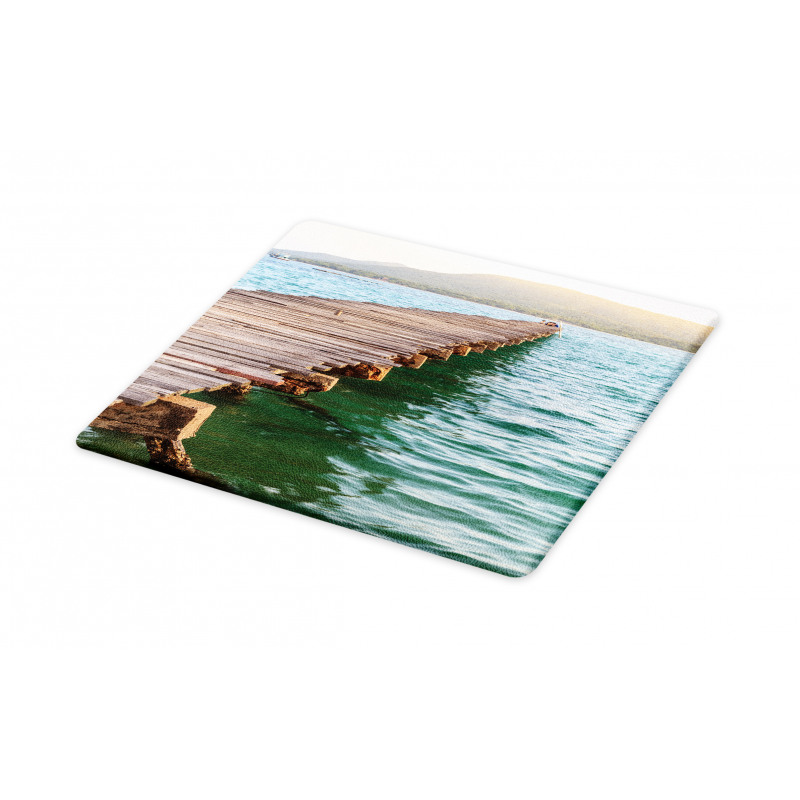 Wood Bridge Pier Sea Cutting Board