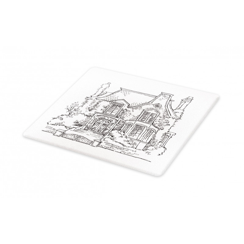 Gothic Mansion Art Cutting Board