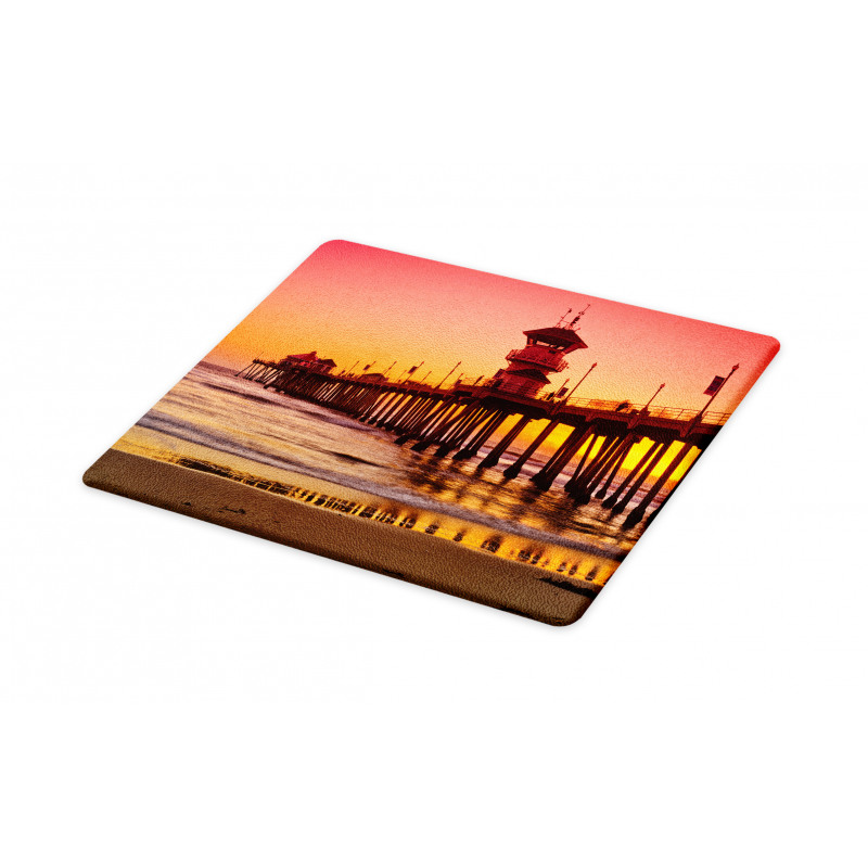 Huntington Beach Pier Sunset Cutting Board