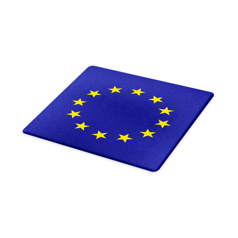 Simple European Union Flag Cutting Board