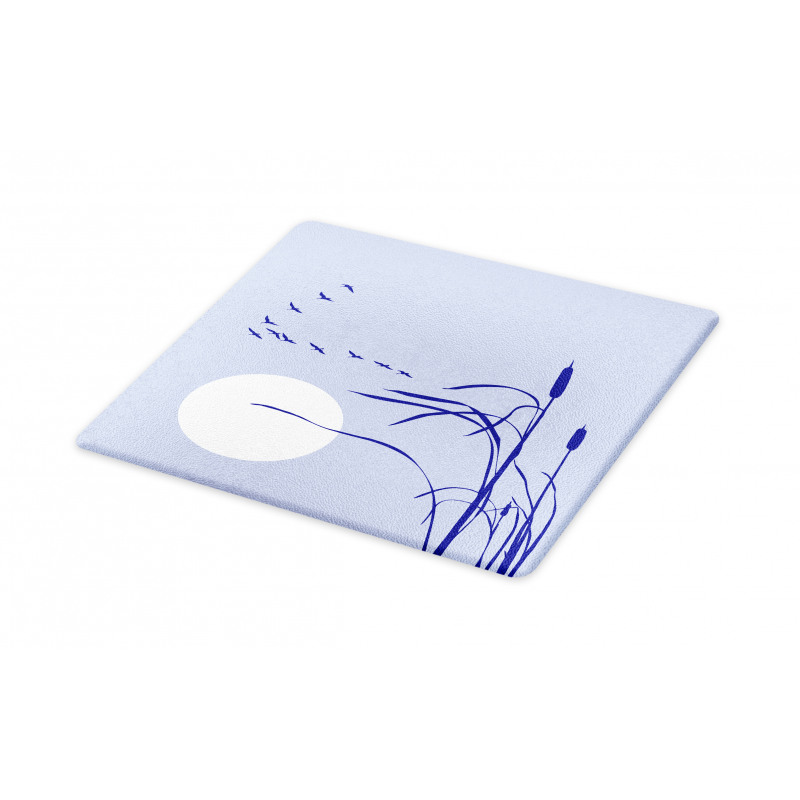 Abstract Team of Geese Moon Cutting Board