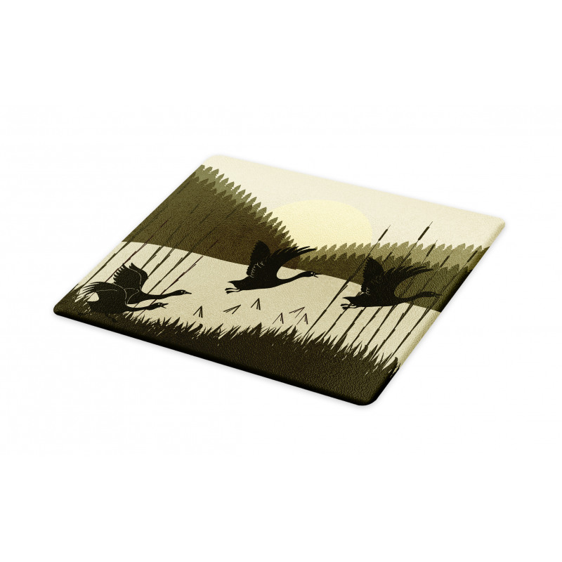 Birdies Wedge Wild Bulrushes Cutting Board