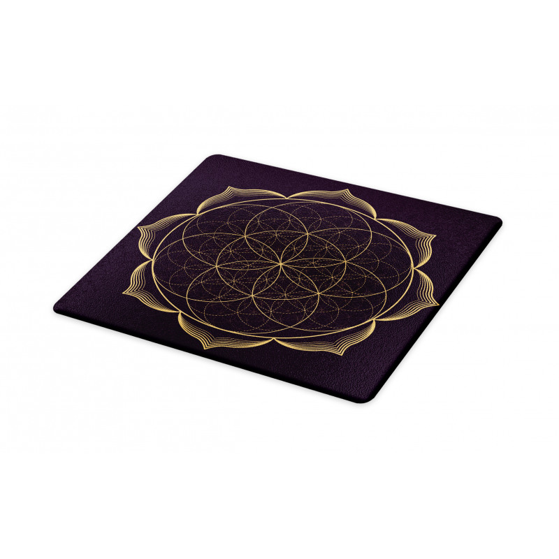 Geometry Art Flower Cutting Board