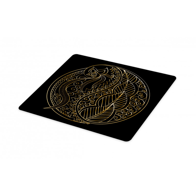 Bohemian Outline Curlicue Cutting Board