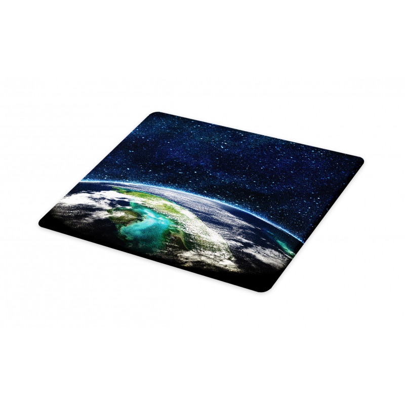 Nebula Earth and Stars Cutting Board