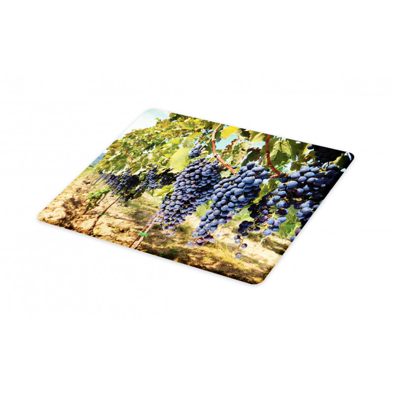 Rows of Wine Fruits in Italy Cutting Board