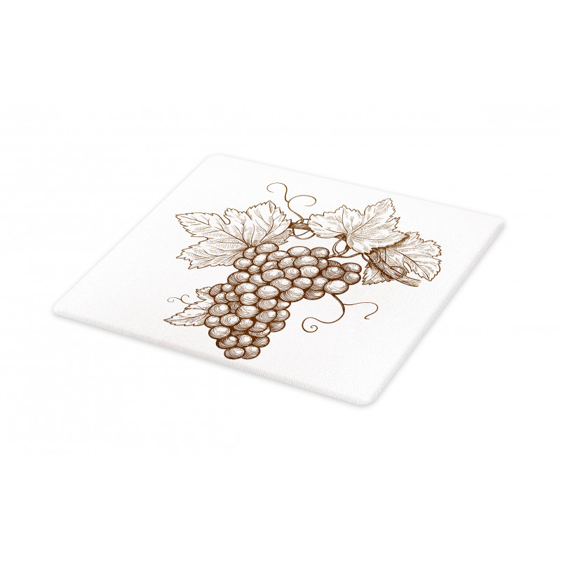 Modest Fruit Branch with Leaf Cutting Board