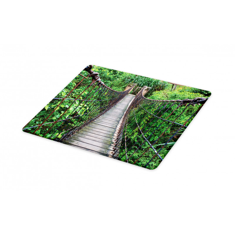 Rope Bridge in a Rainforest Cutting Board