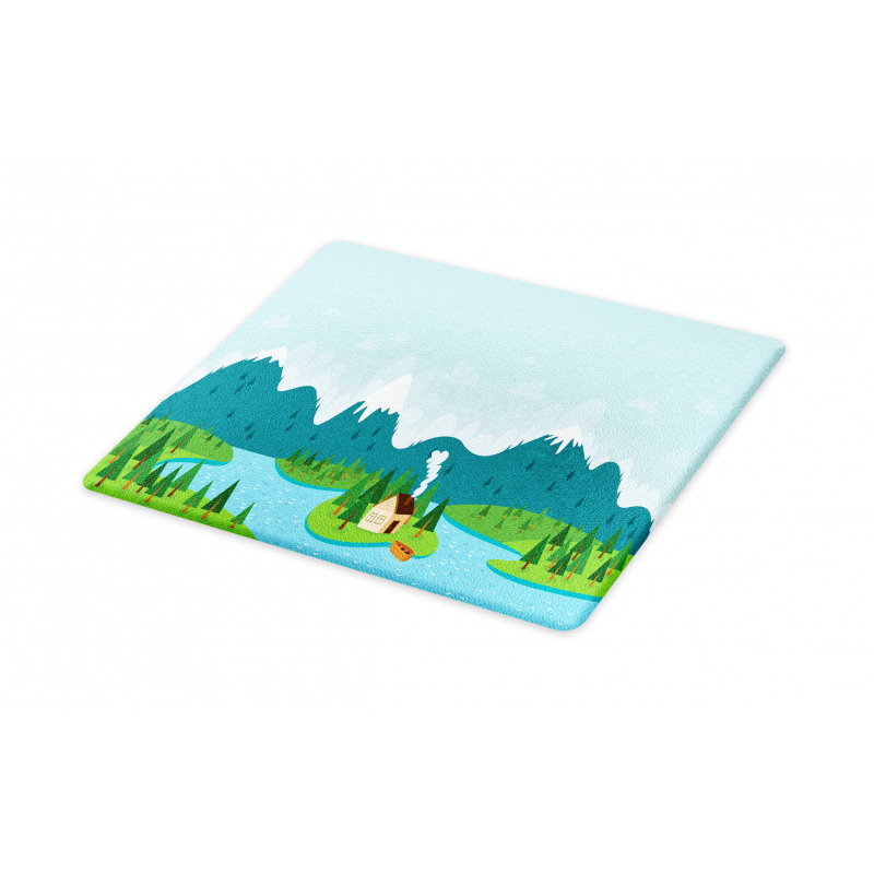 Rural Home Mountains Cutting Board