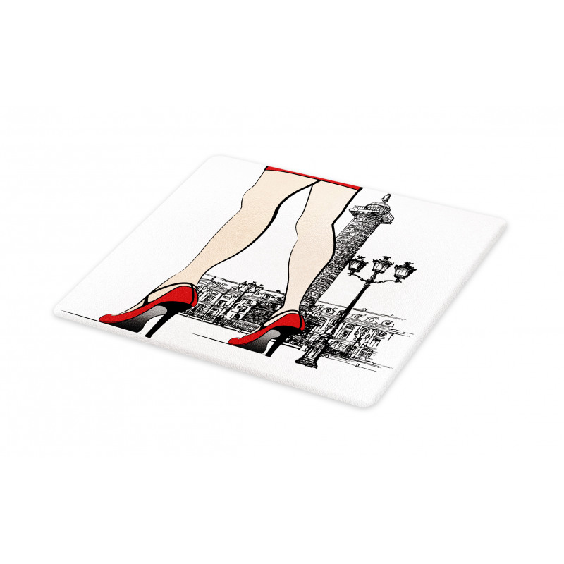 Woman Legs Paris Vendome Cutting Board