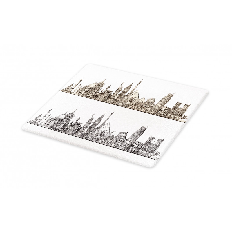 Historical Monument Lines Cutting Board