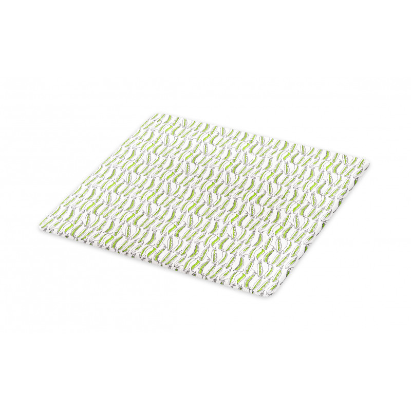 Green Peas Doodle Fresh Cutting Board