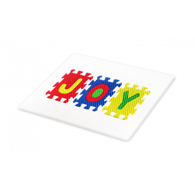 Joy Lettering Pieces Cutting Board