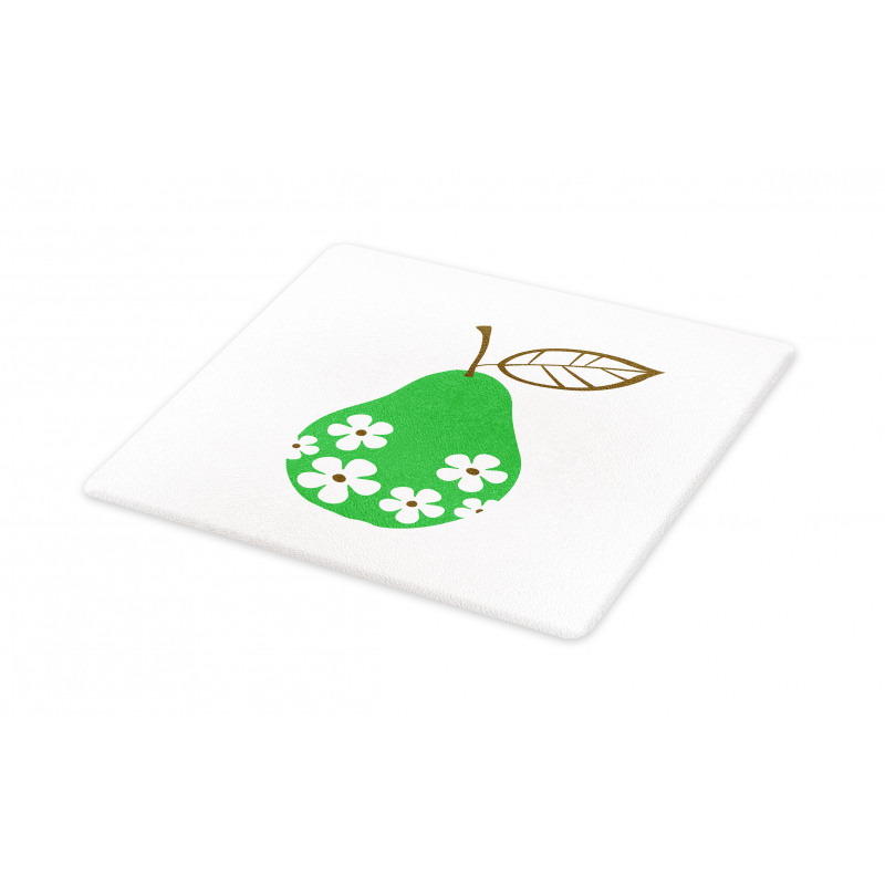 Fruit with Daisy Flower Blooms Cutting Board