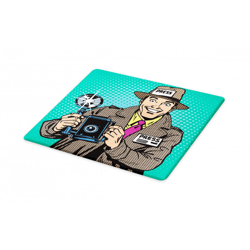 Press Reporter Pop Art Cutting Board