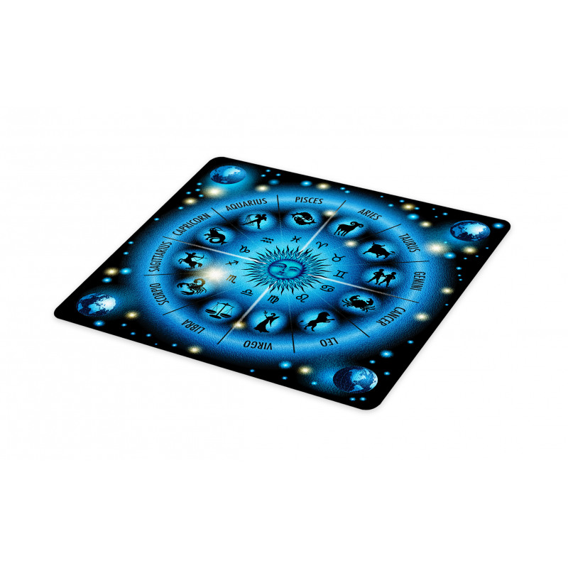 Circle of Horoscope Signs Cutting Board