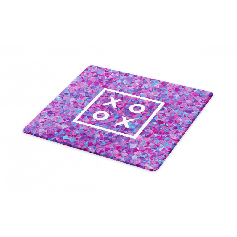 Polygonal Mosaic Romance Frame Cutting Board