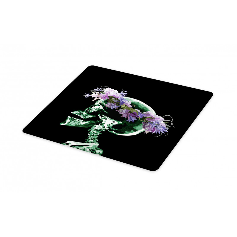 Xray Skeleton with Wreath Cutting Board