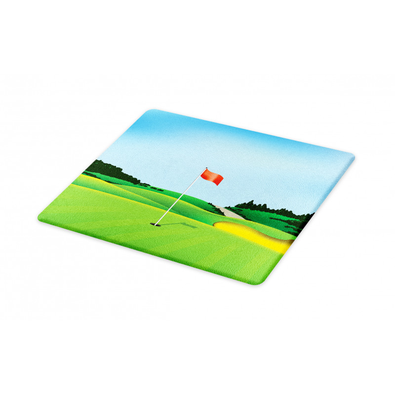 Teeing Ground with a Hole Flag Cutting Board