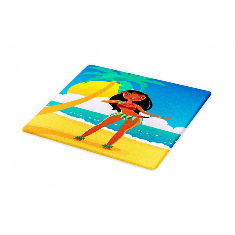 Hawaiian Woman Dancing Cutting Board