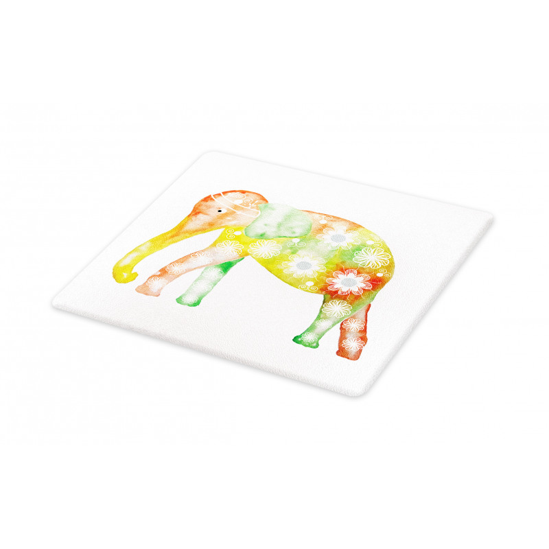 Elephant Daisy Flower Cutting Board