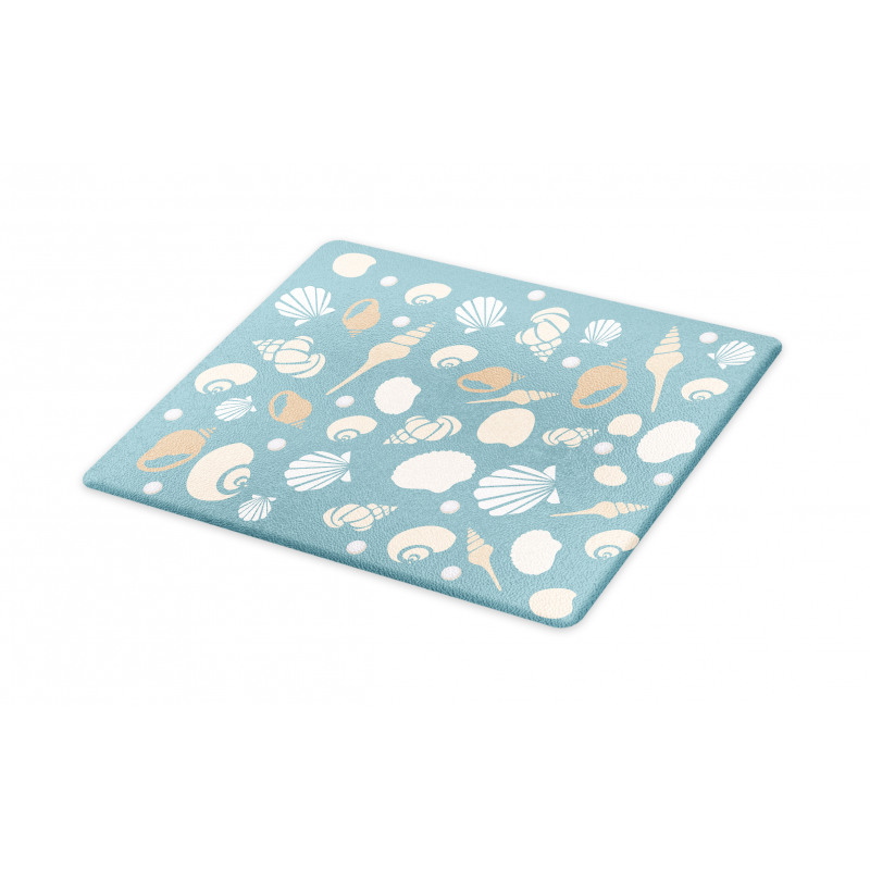 Various Aquatic Seashells Cutting Board