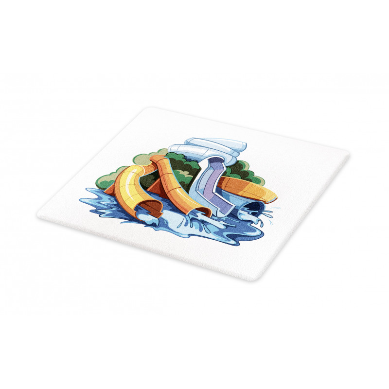 Aqua Park Water Slides Cutting Board