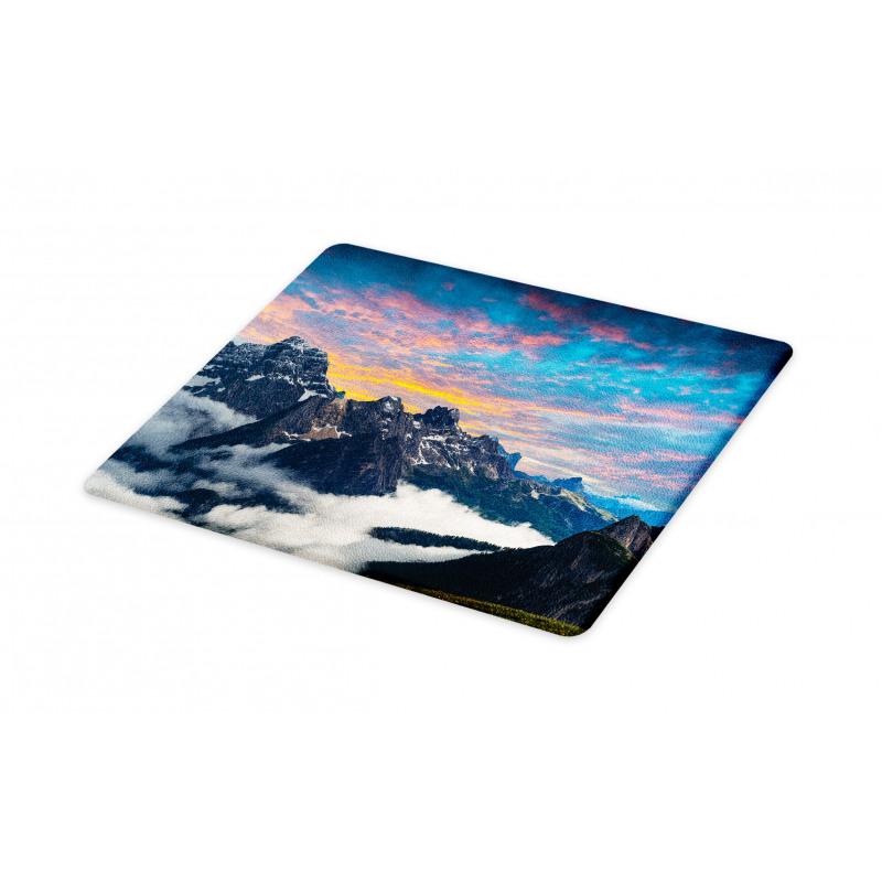 Alpine Clouds Foggy Cutting Board