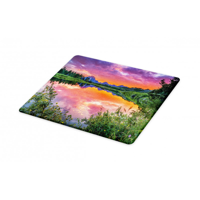 Sunset Reflection River Cutting Board