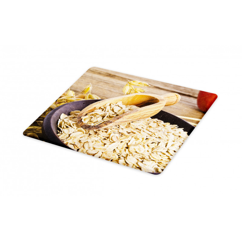 Organic Porridge Oats Bowl Cutting Board