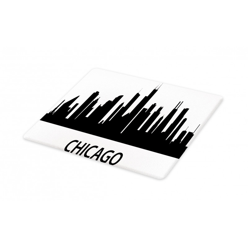 Chicago Line Silhouette Cutting Board