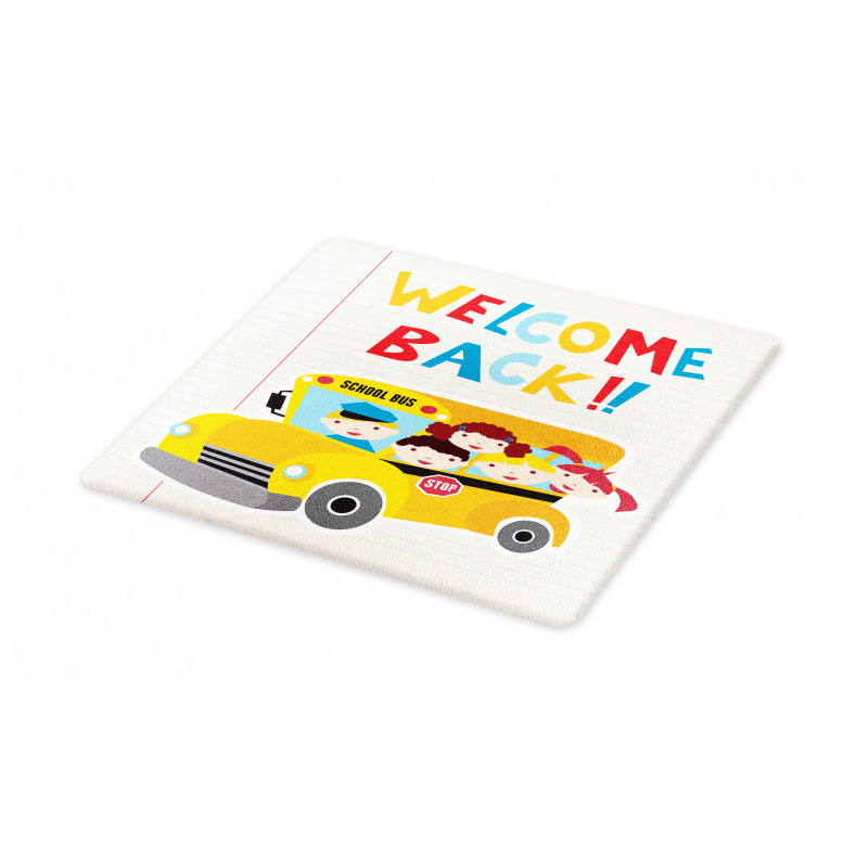 Welcome Back Typography Cutting Board